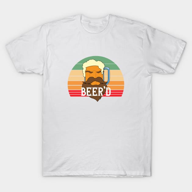 Beer'd, Beard Beer, Funny Beer Mug T-Shirt by Dexter Lifestyle